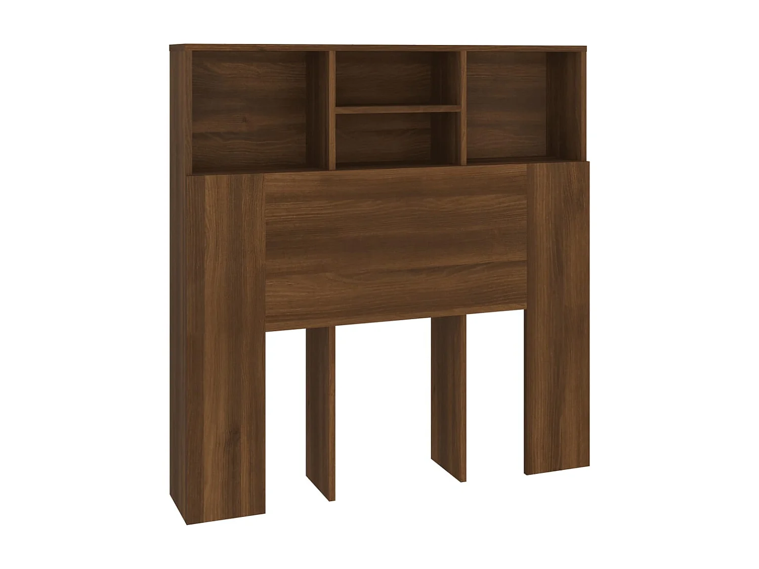 Tête de Lit avec rangement | Armoire de tête de lit Chêne marron 100x19x103,5 cm