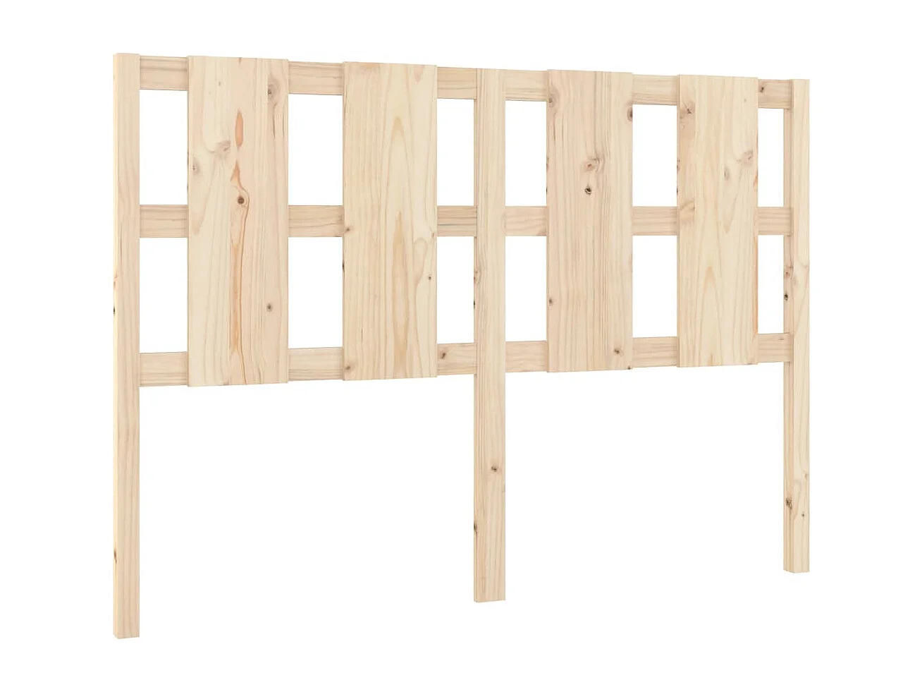 Tête de Lit | Panneau de tête pour lit Moderne 125,5x4x100 cm Bois massif de pin