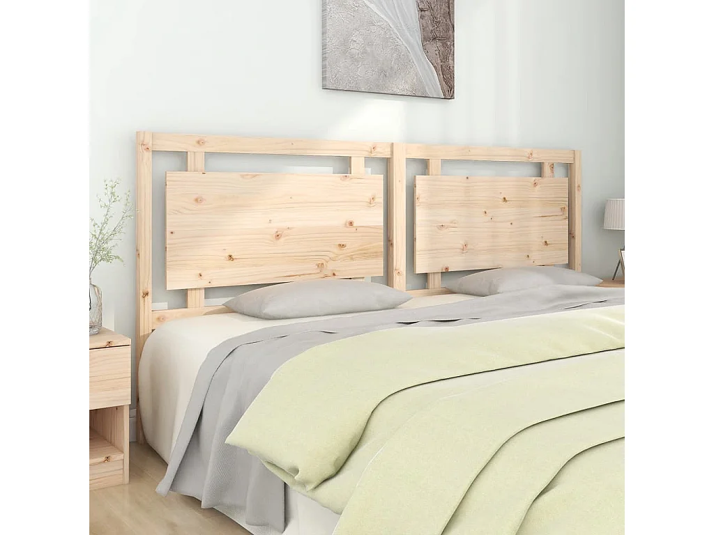Hoofdbord | Hoofdeinde 205,5x4x100 cm massief grenenhout