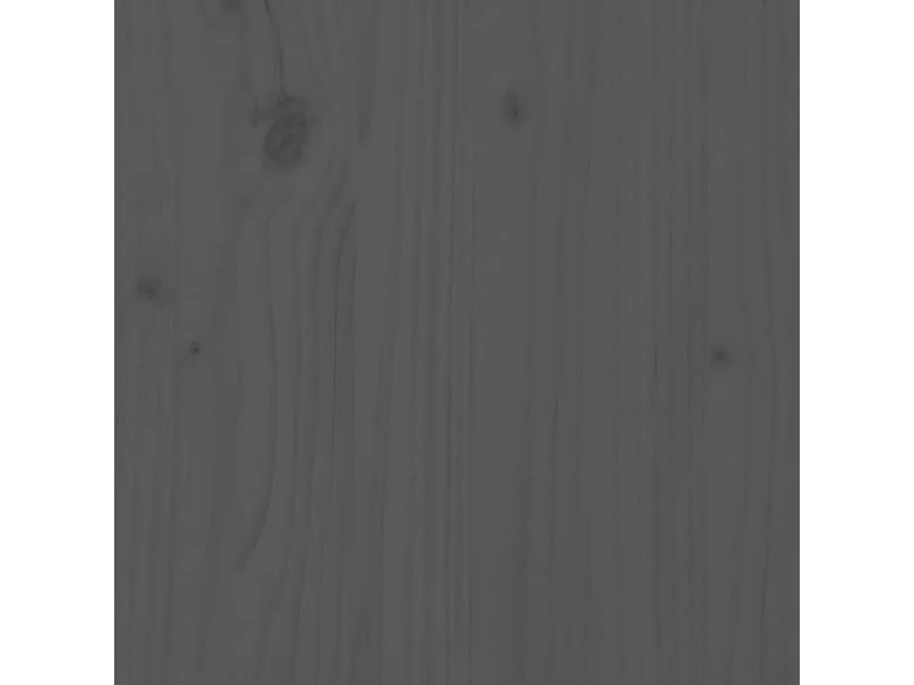 Tête de Lit | Panneau de tête pour lit Moderne Gris 96x4x100 cm Bois massif de pin