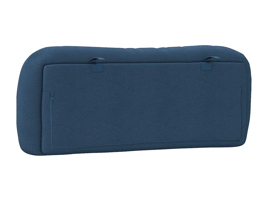 Tête de lit | Coussin de tête de lit | Tête de lit décoratif bleu 100 cm tissu