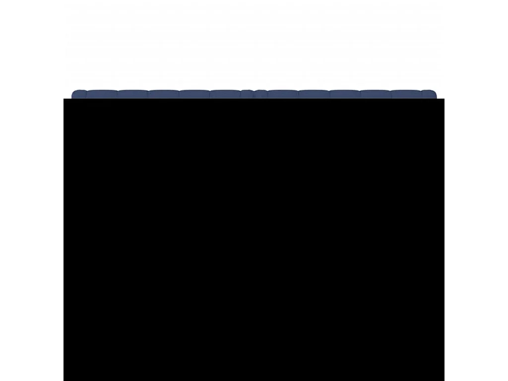 Têtes de lit | Panneaux de tête pour lit Moderne 2 pcs Bleu 80x7x78/88 cm Tissu