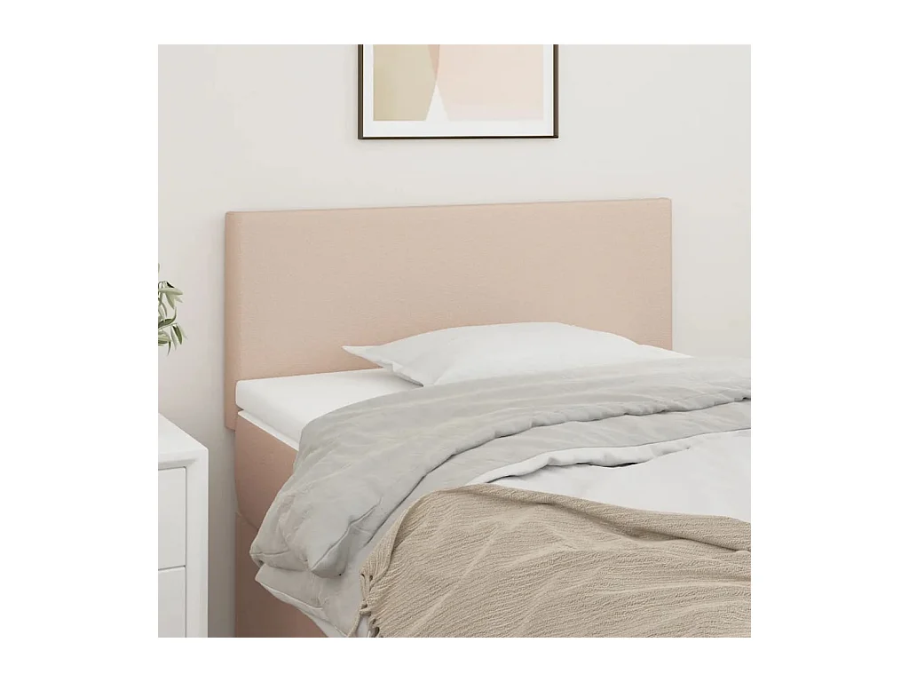 Tête de Lit | Panneau de tête pour lit Moderne Cappuccino 80x5x78/88 cm Similicuir