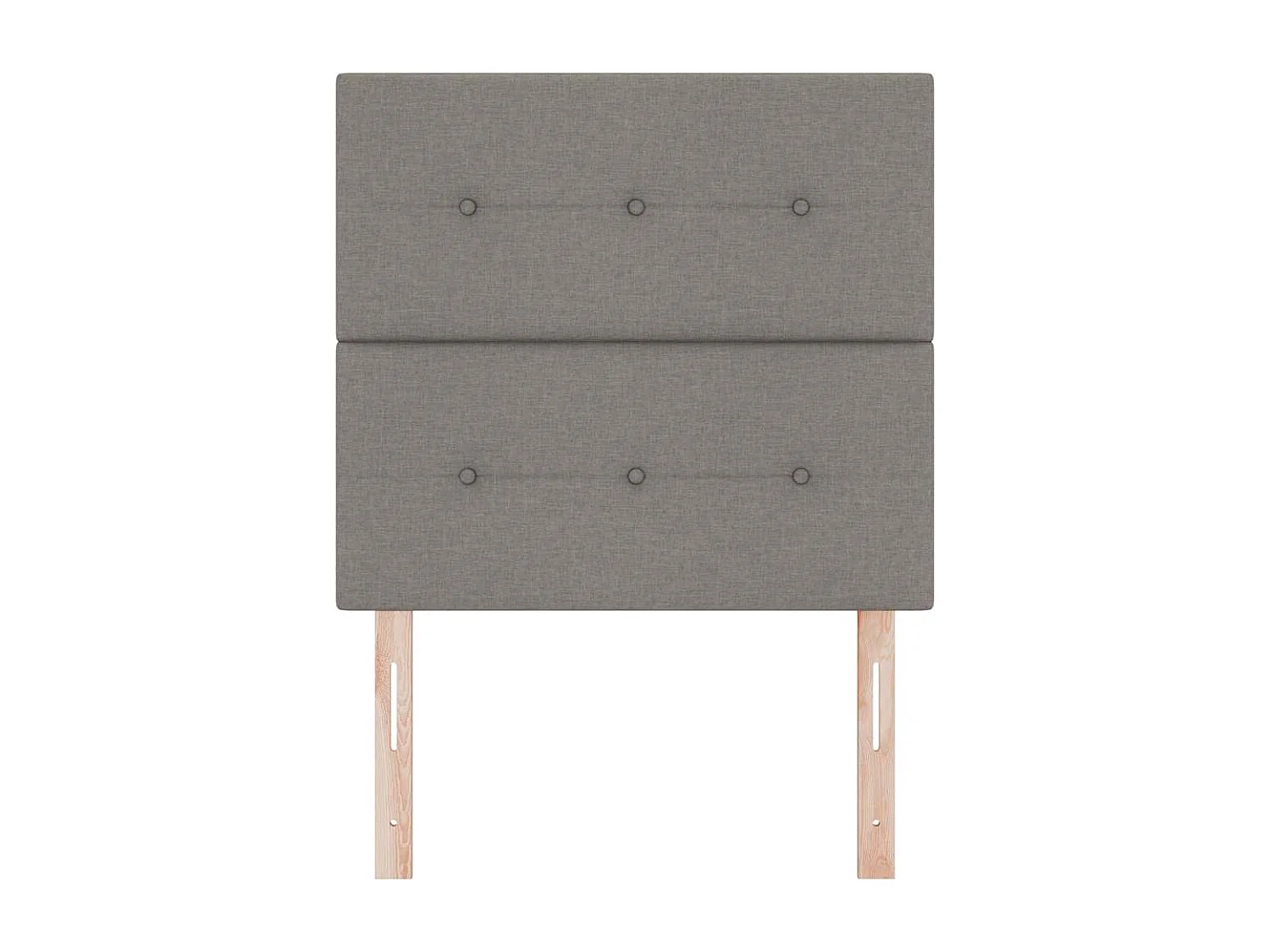 Cabecero | Cabezal de Cama | Mueble cabecero con cabecera Manual Taupé 100 cm tela