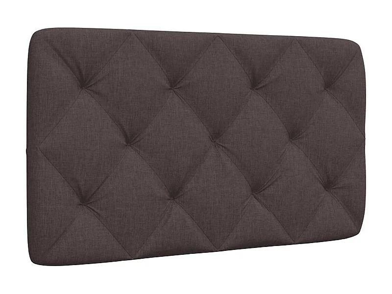 Tête de lit | Coussin de tête de lit | Tête de lit décoratif marron foncé 80 cm tissu