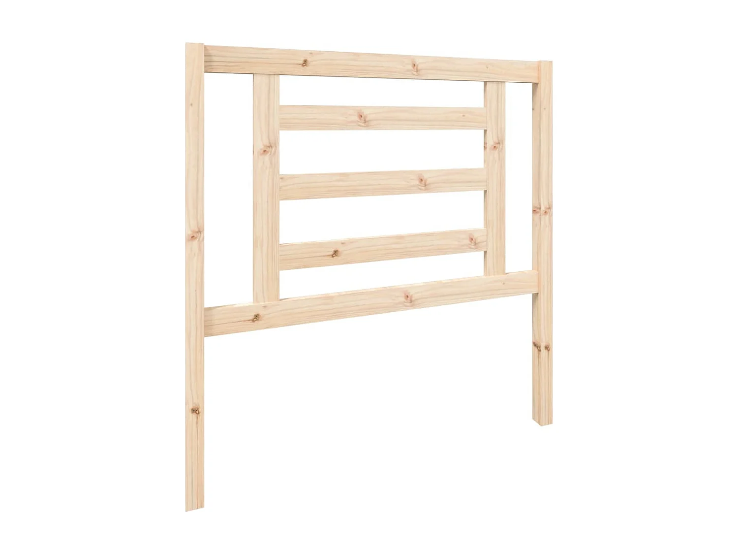 Tête de Lit | Panneau de tête pour lit Moderne 96x4x100 cm Bois massif de pin