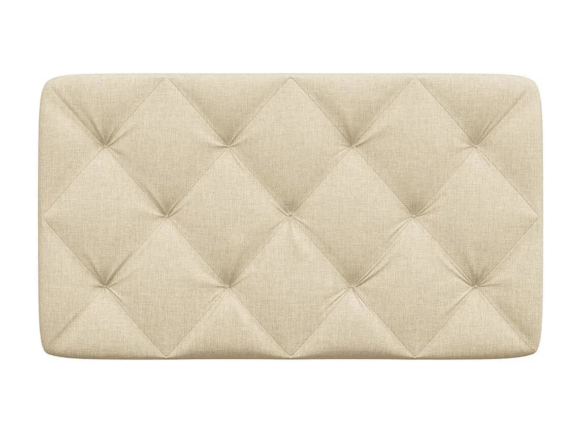 Tête de lit | Coussin de tête de lit | Tête de lit décoratif crème 90 cm tissu