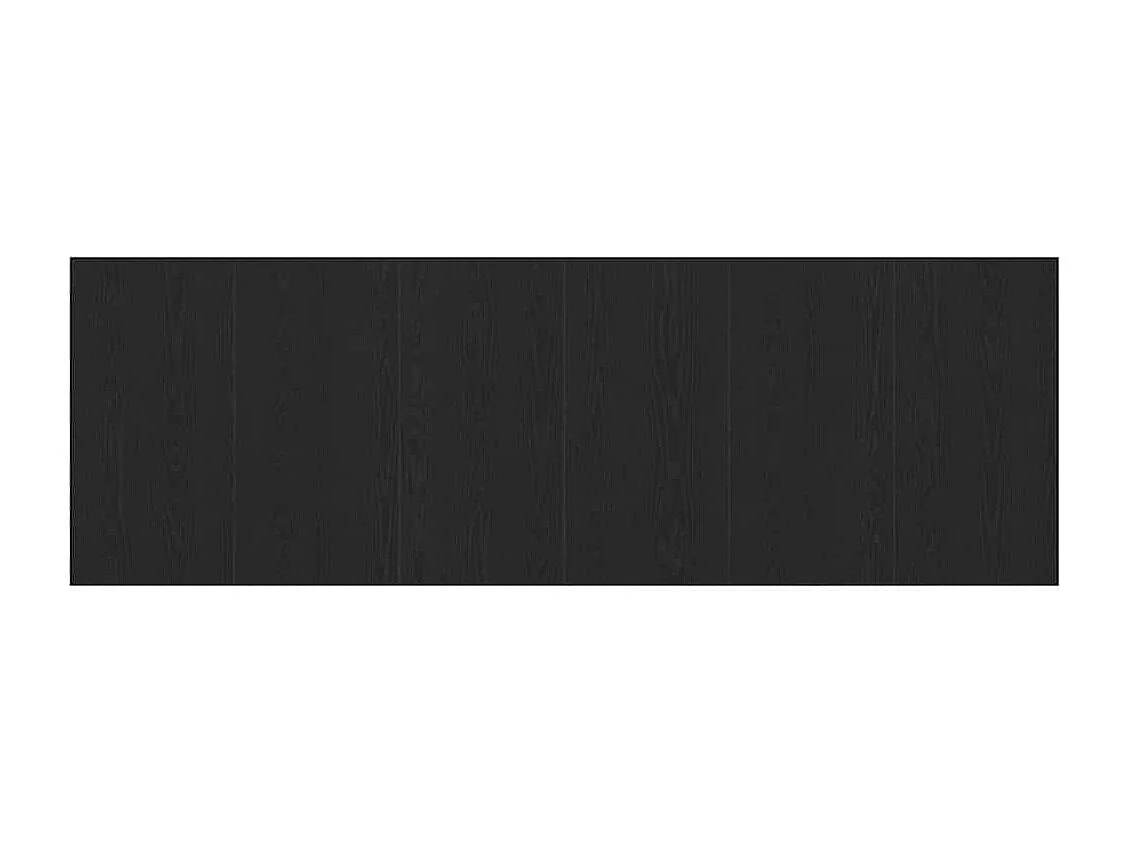 Cabecero | Cabezal de Cama | Mueble cabecero Roble negro 240 x 1.5 x 80 cm Madera contrachapada