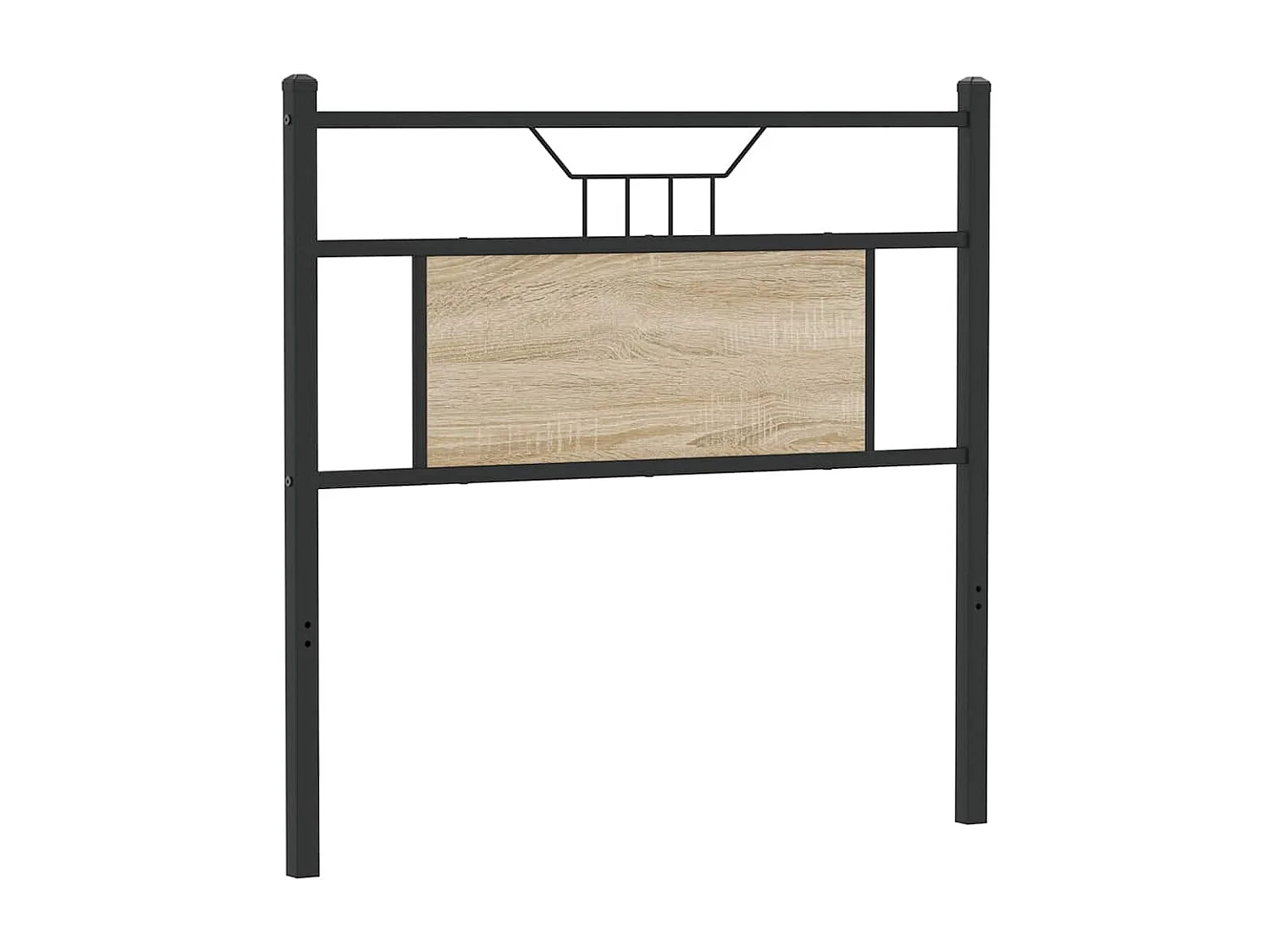 Tête de Lit | Panneau de tête pour lit Moderne chêne sonoma 80 cm bois d'ingénierie et acier