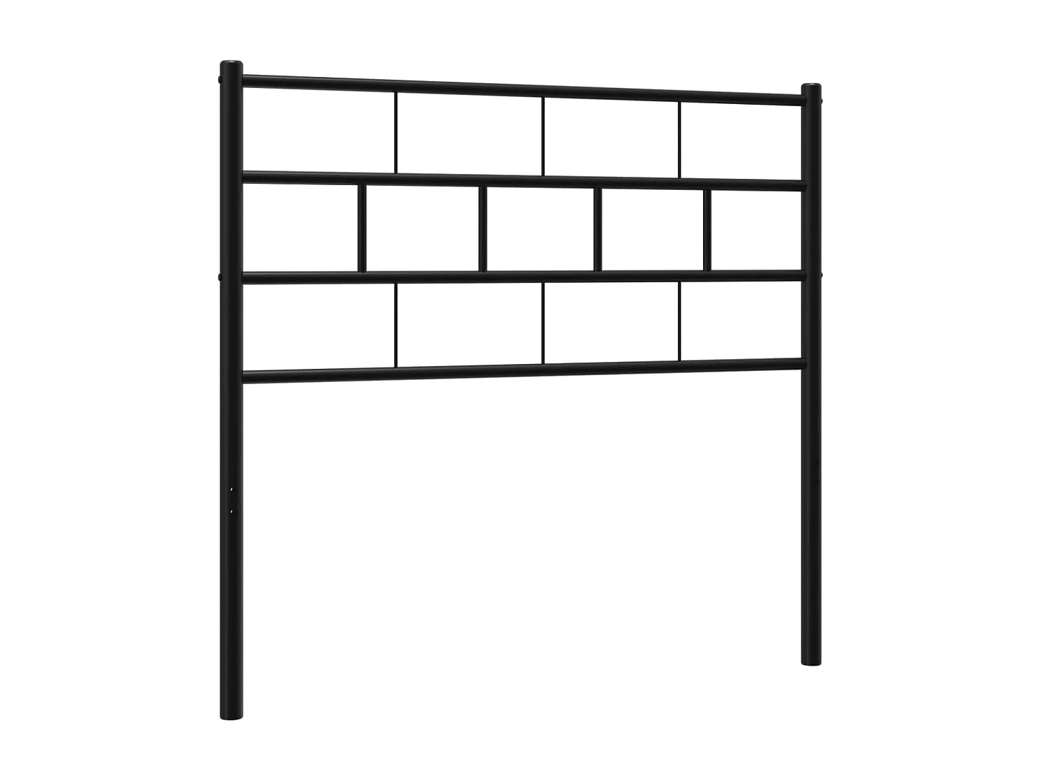 Mueble cabecero | Cabezal de cama | Cabecero de metal negro 80 cm