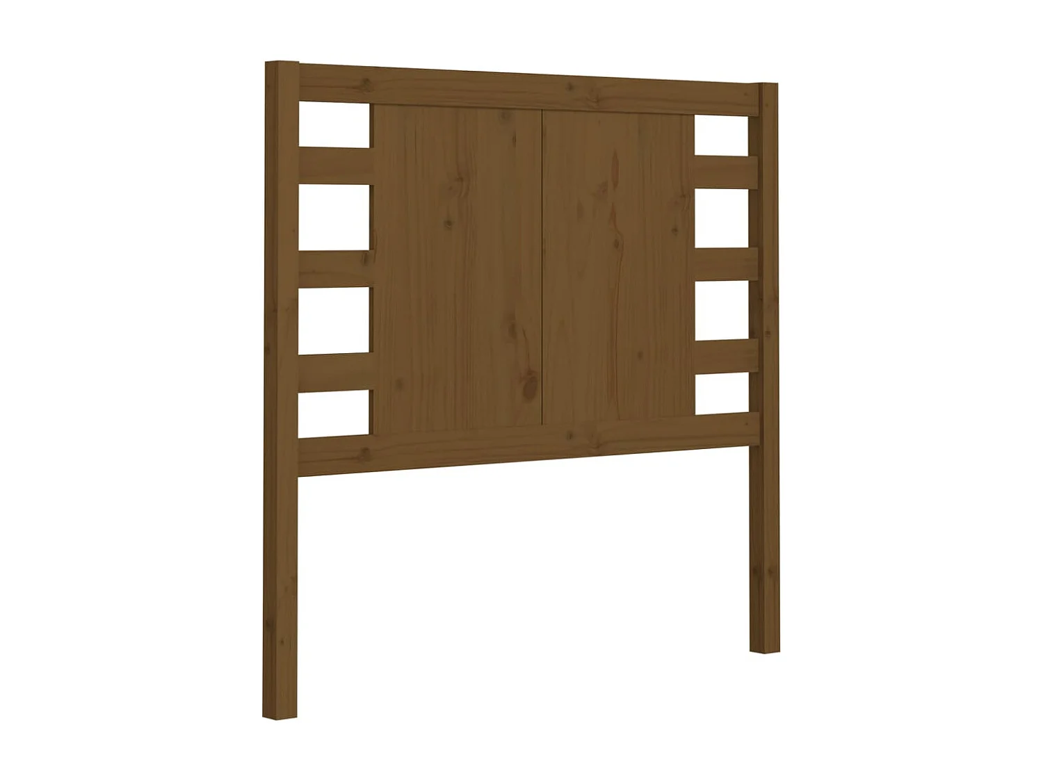 Tête de Lit | Panneau de tête pour lit Moderne Marron miel 81x4x100 cm Bois massif de pin