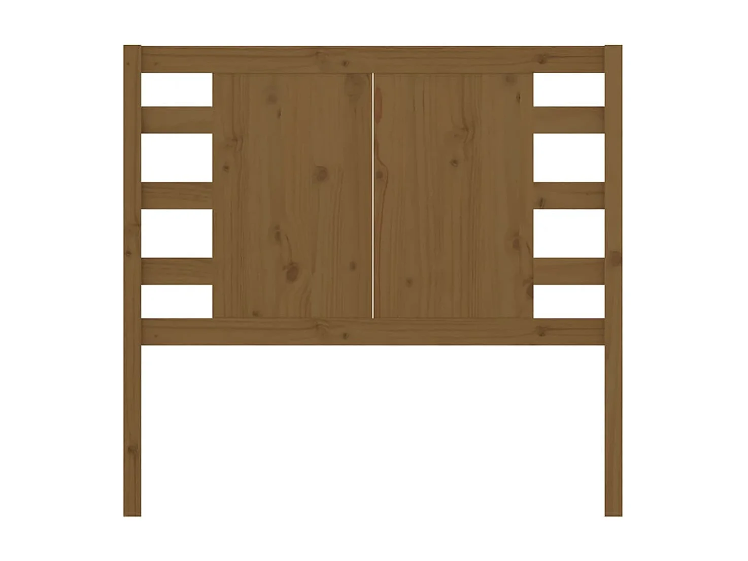 Hoofdbord | Hoofdeinde 81x4x100 cm massief grenenhout honingbruin