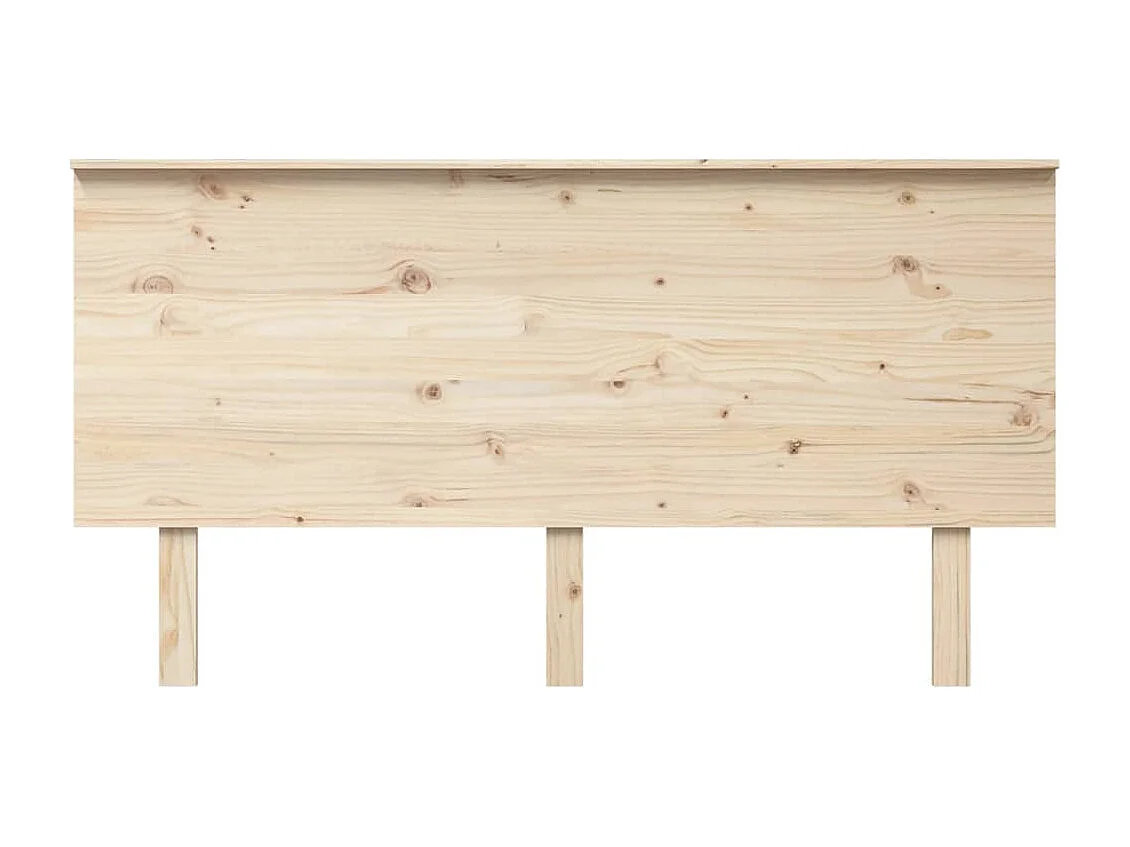 Tête de Lit | Panneau de tête pour lit Moderne 154x6x82,5 cm Bois massif de pin