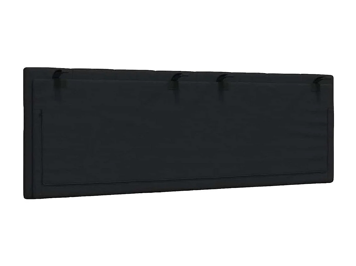 Tête de lit | Coussin de tête de lit | Tête de lit décoratif noir 140 cm tissu