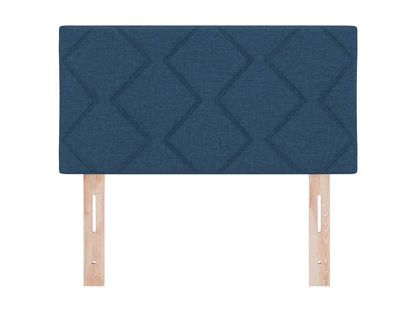 Mueble cabecero | Cabezal de cama | Cabecero de Tela Geométrico con cabecera Azul 80 cm tela