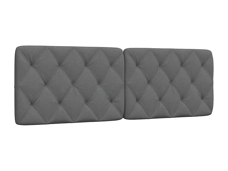 Tête de lit | Coussin de tête de lit | Tête de lit décoratif gris foncé 160 cm tissu