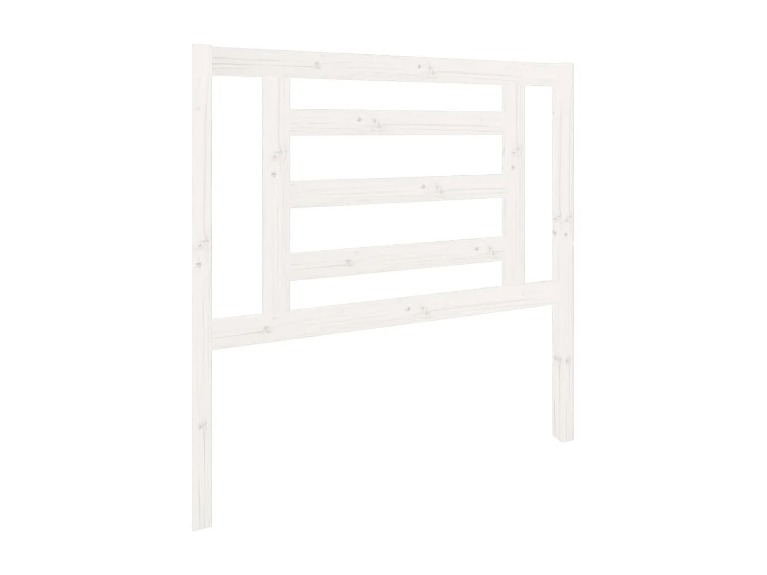 Hoofdbord | Hoofdeinde 96x4x100 cm massief grenenhout wit