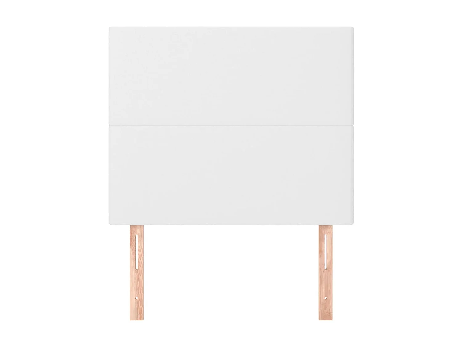 Têtes de lit | Panneaux de tête pour lit Moderne 2 pcs Blanc 90x5x78/88 cm Similicuir