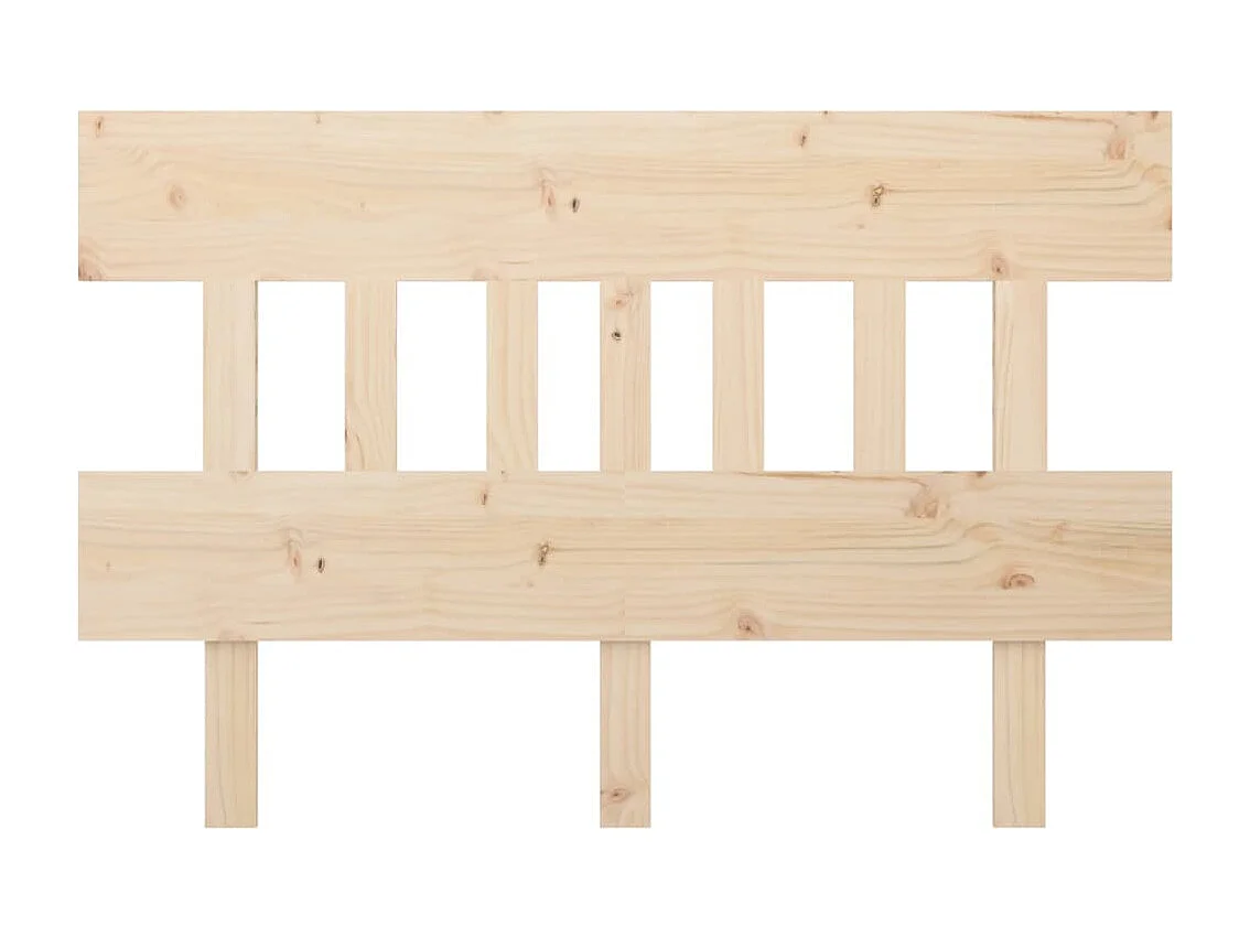 Cabecero de Cama | Cabezal de cama | Mueble de cabecero madera maciza de pino 163,5x3x81 cm