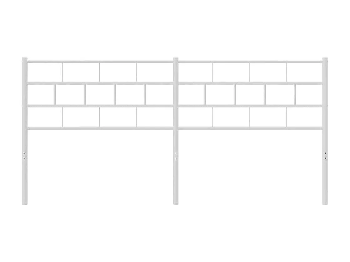 Tête de Lit | Panneau de tête pour lit Moderne métal blanc 180 cm