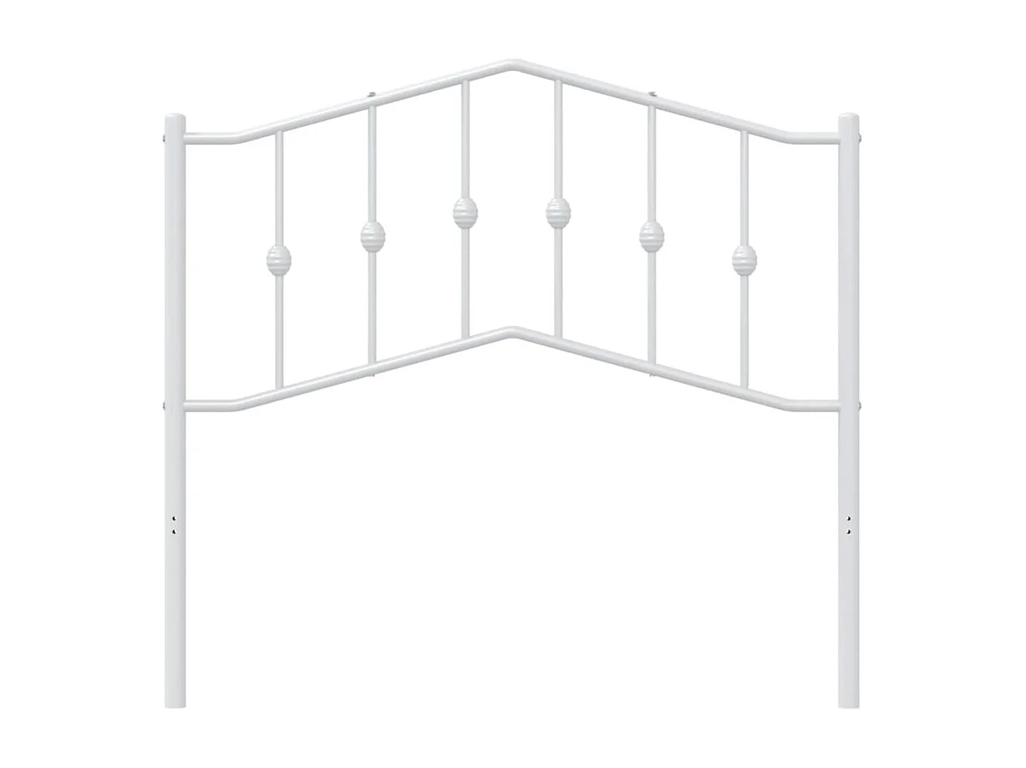 Tête de Lit | Panneau de tête pour lit Moderne métal blanc 100 cm