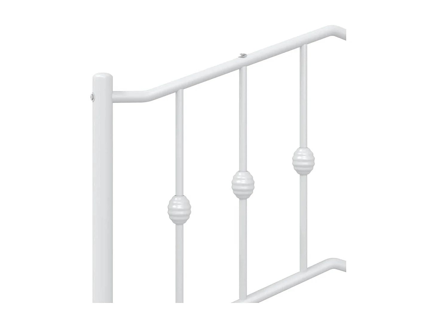 Tête de Lit | Panneau de tête pour lit Moderne métal blanc 100 cm