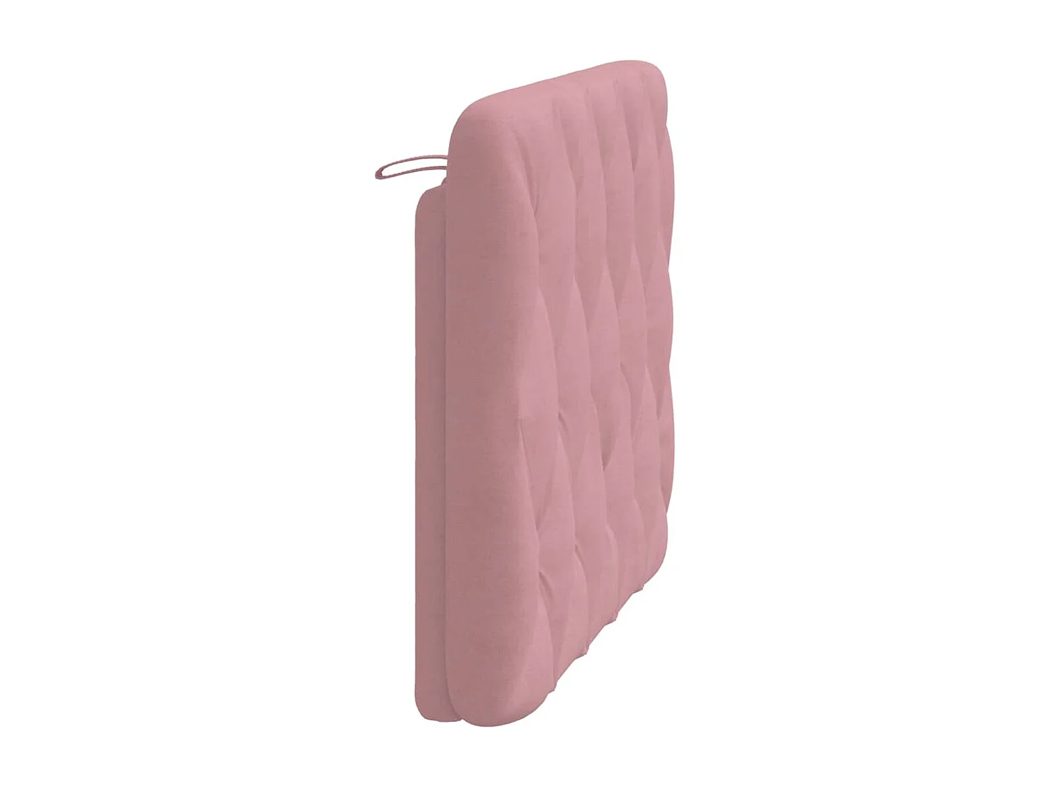 Cabecero de Cama | Cabezal de cama | Mueble de cabecero acolchado terciopelo rosa 100 cm