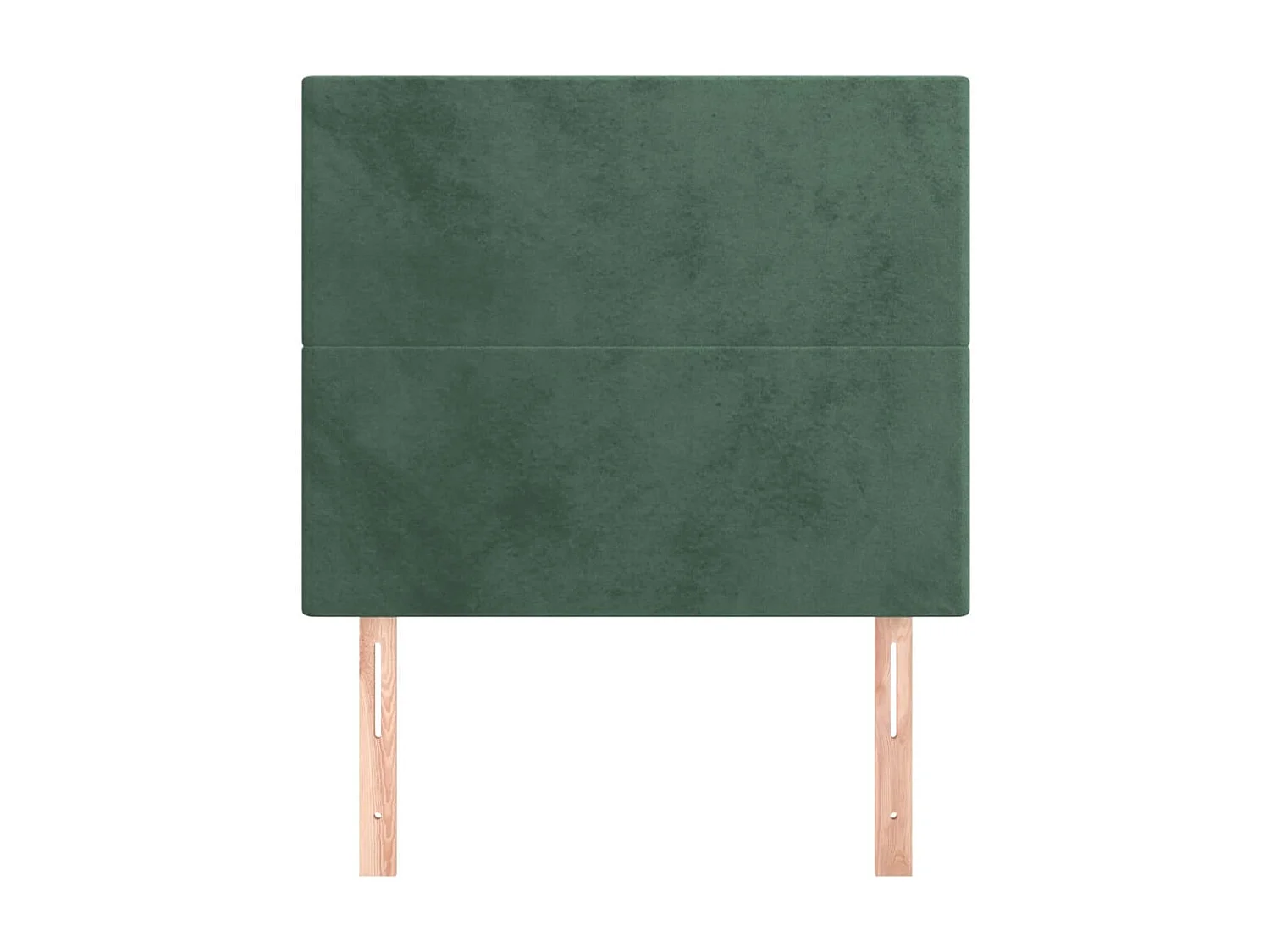 Têtes de lit | Panneaux de tête pour lit Moderne 2 pcs Vert foncé 100x5x78/88 cm Velours