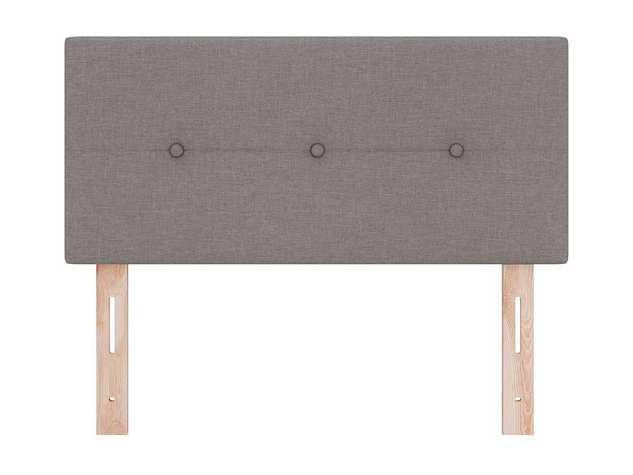 Tête de Lit | Panneau de tête pour lit Moderne LED avec des lumières à LED Taupe 100 cm tissu