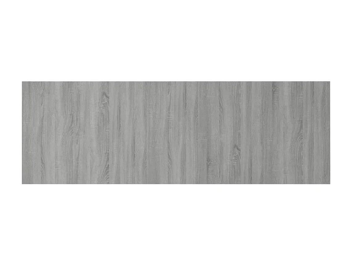 Hoofdbord | Hoofdeinde wandmodel 240x1,5x80 cm bewerkt hout grijs sonoma