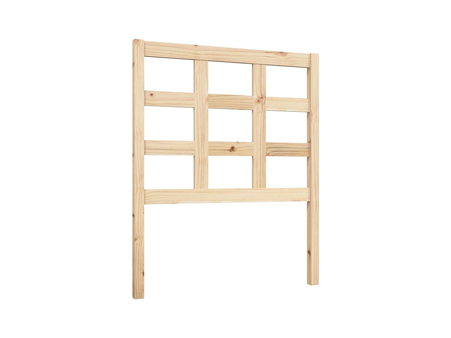 Cabecero de Cama | Cabezal de cama | Mueble de cabecero madera maciza de pino 80,5x4x100 cm