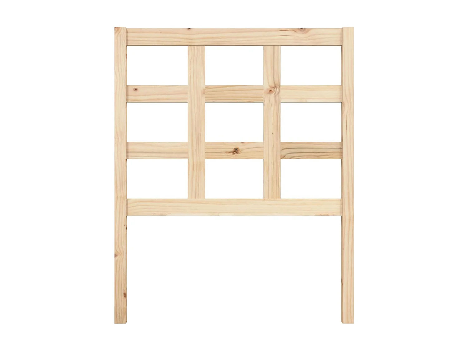 Cabecero de Cama | Cabezal de cama | Mueble de cabecero madera maciza de pino 80,5x4x100 cm