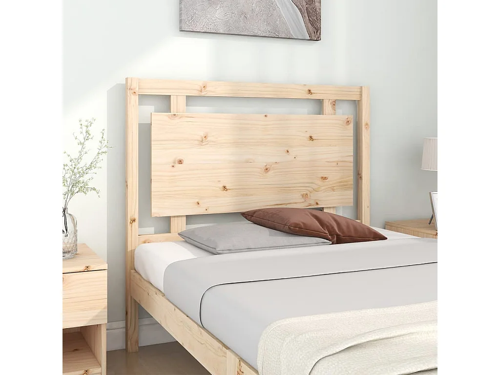 Hoofdbord | Hoofdeinde 105,5x4x100 cm massief grenenhout
