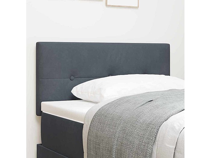 VidaXL Tête De Lit Gris Clair 100x7x118/128 Cm Velours - La Poste
