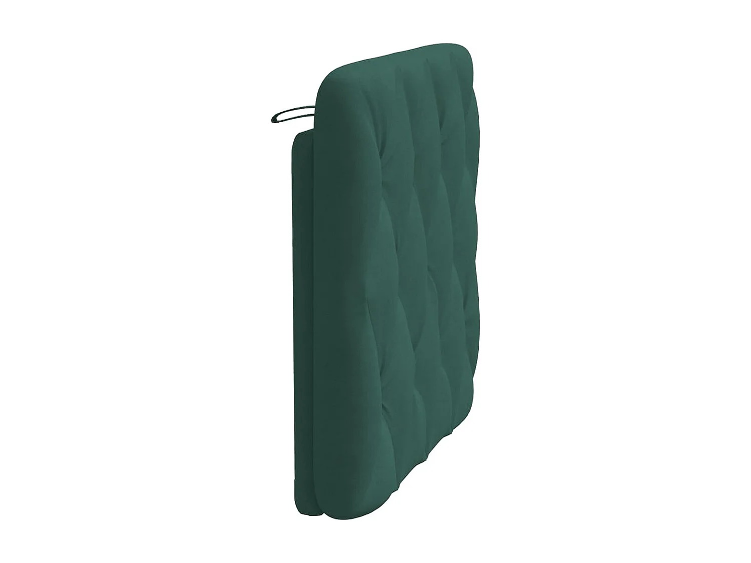 Hoofdbord | Hoofdbordkussen 80 cm fluweel donkergroen
