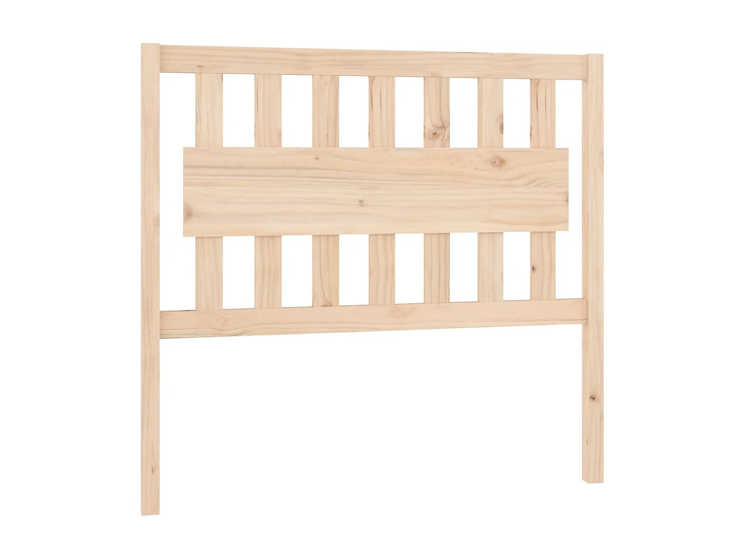 Cabecero de Cama | Cabezal de cama | Mueble de cabecero madera maciza de pino 105,5x4x100 cm
