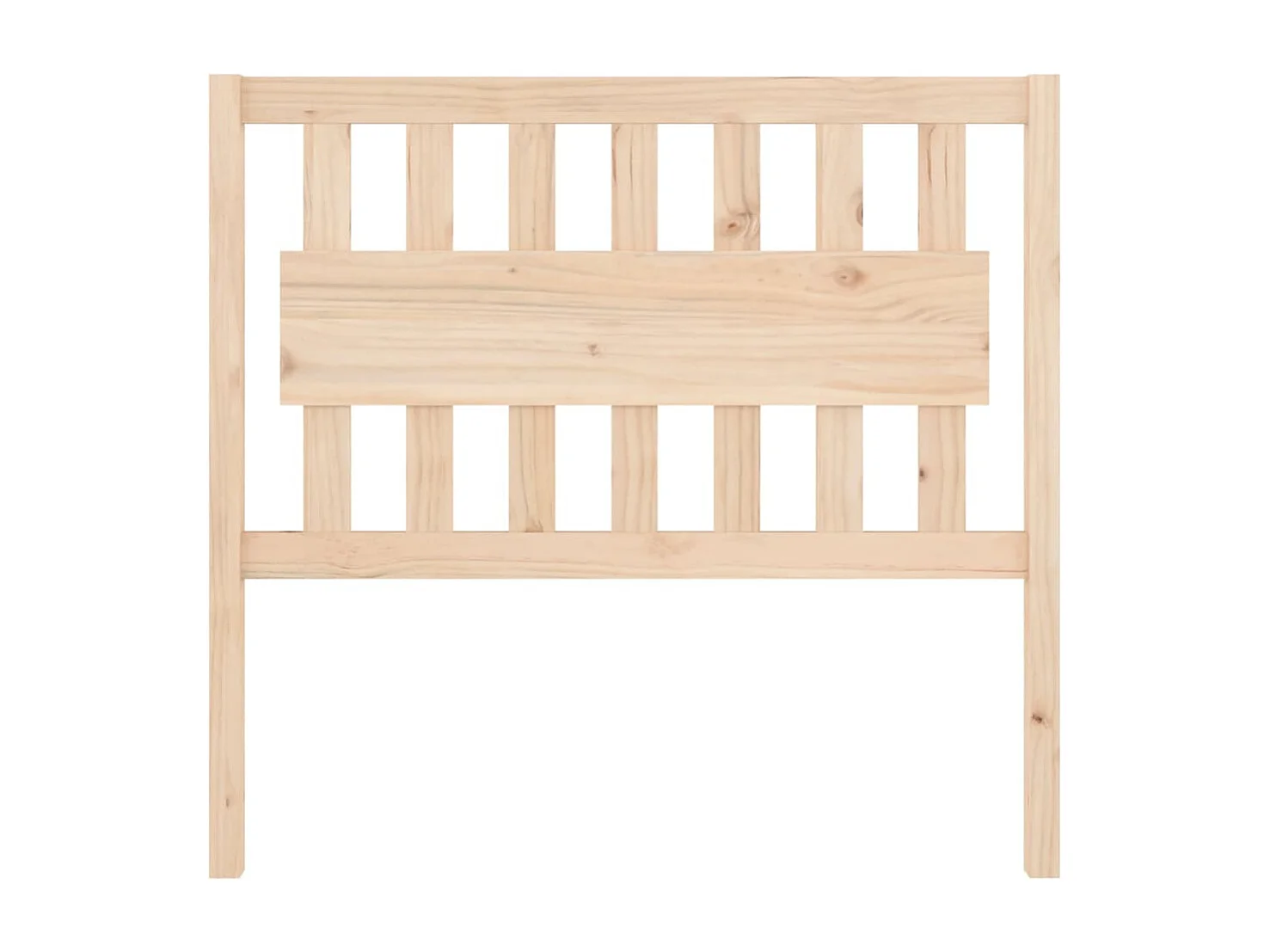 Cabecero de Cama | Cabezal de cama | Mueble de cabecero madera maciza de pino 105,5x4x100 cm