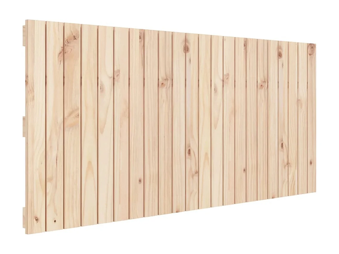 Tête de lit murale | Panneau de tête pour lit Moderne  140x3x60 cm Bois massif de pin