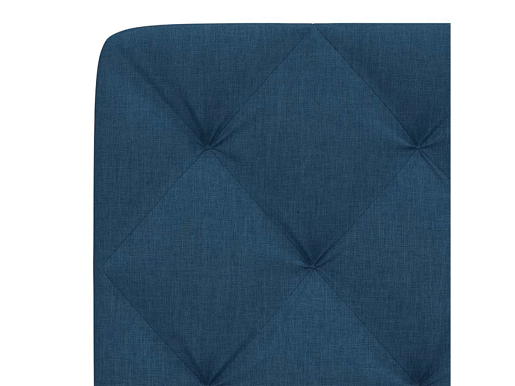 Cabecero de Cama | Cabezal de cama | Mueble de cabecero acolchado tela azul 160 cm