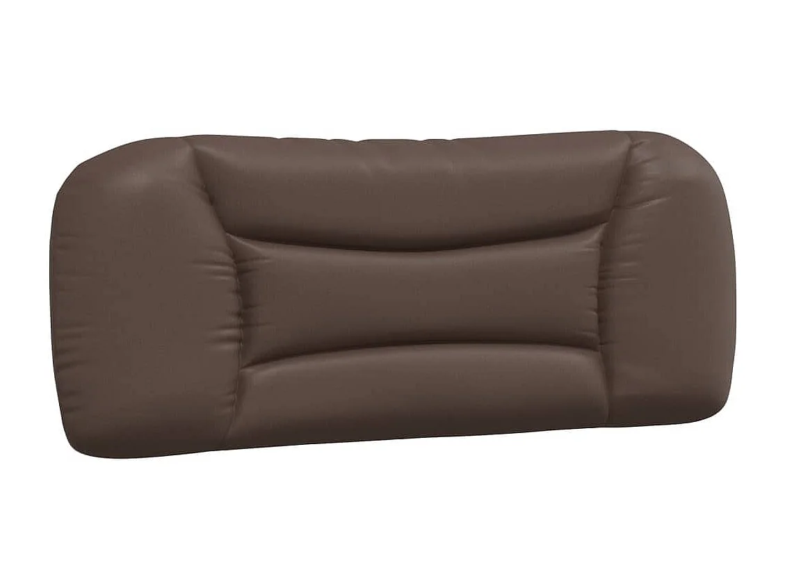 Tête de lit | Coussin de tête de lit | Tête de lit décoratif marron 100 cm similicuir