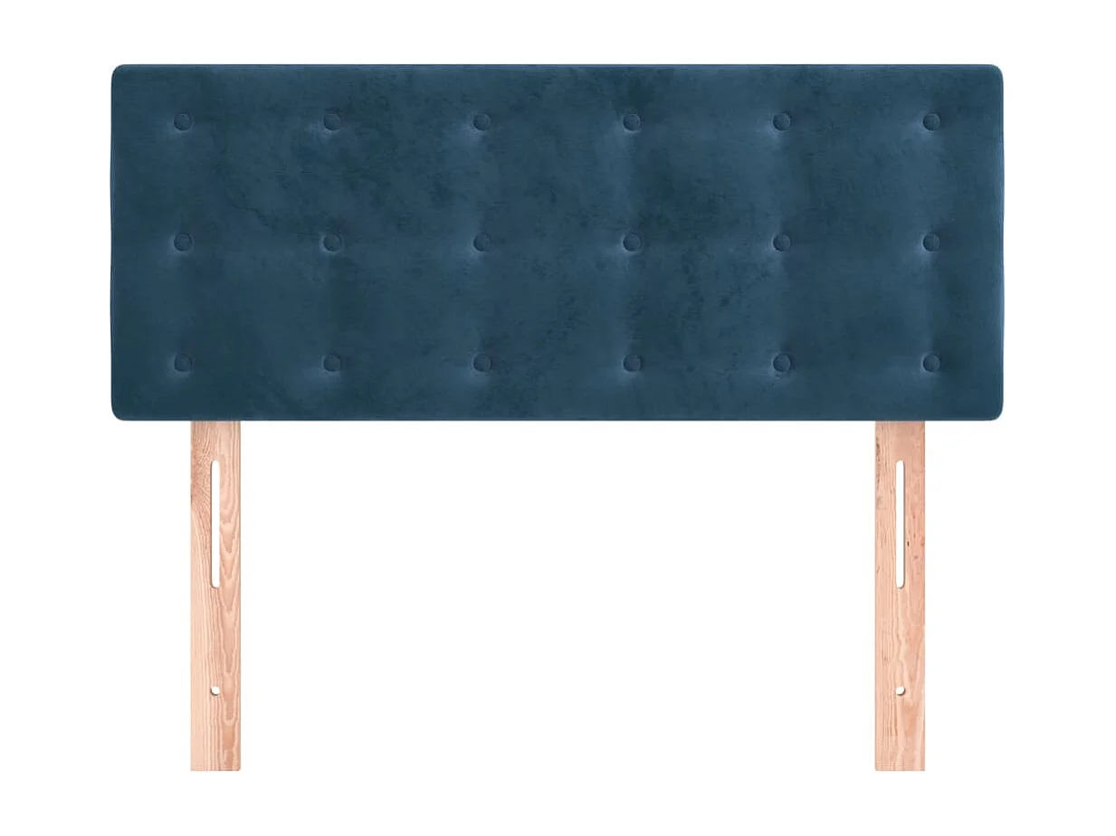 Hoofdbord | Hoofdeinde 90x5x78/88 cm fluweel donkerblauw