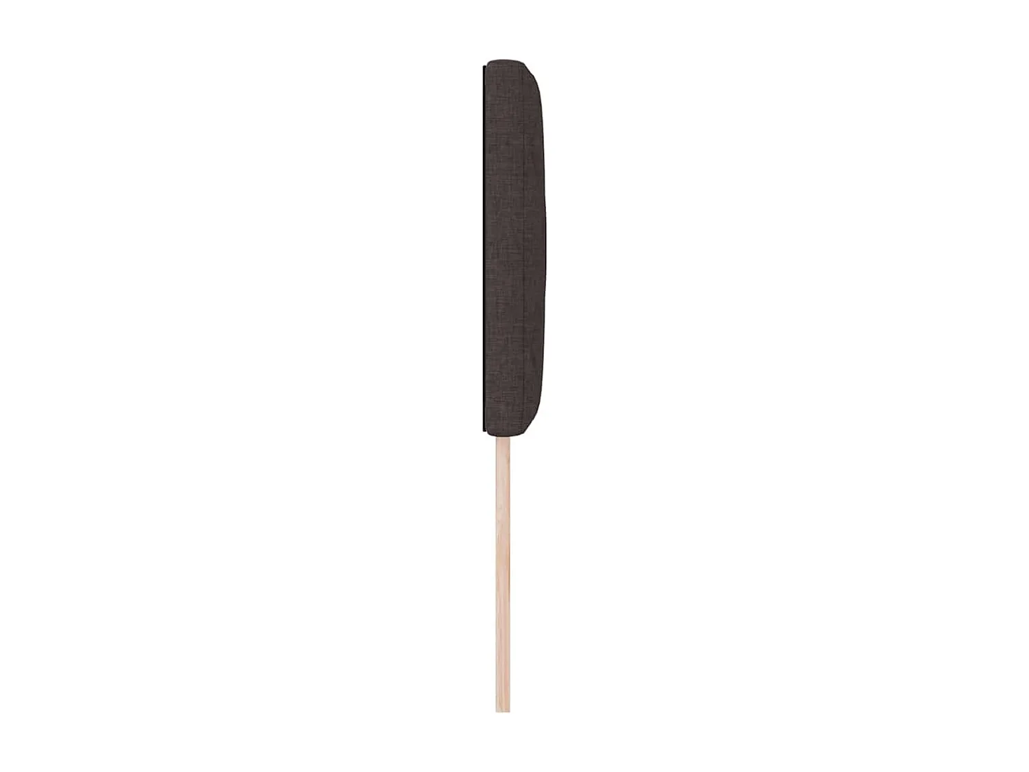 Tête de Lit | Panneau de tête pour lit Moderne avec des lumières à LED Réglable Marron 80 cm tissu
