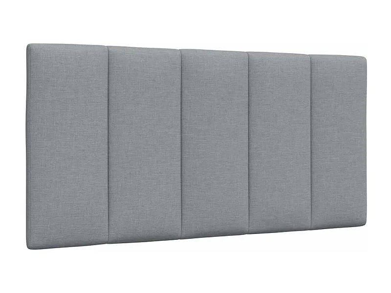 Tête de lit | Coussin de tête de lit | Tête de lit décoratif gris clair 100 cm tissu