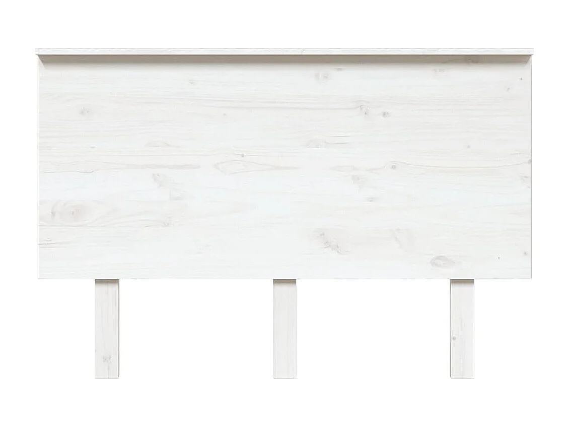 Hoofdbord | Hoofdeinde 124x6x82,5 cm massief grenenhout wit