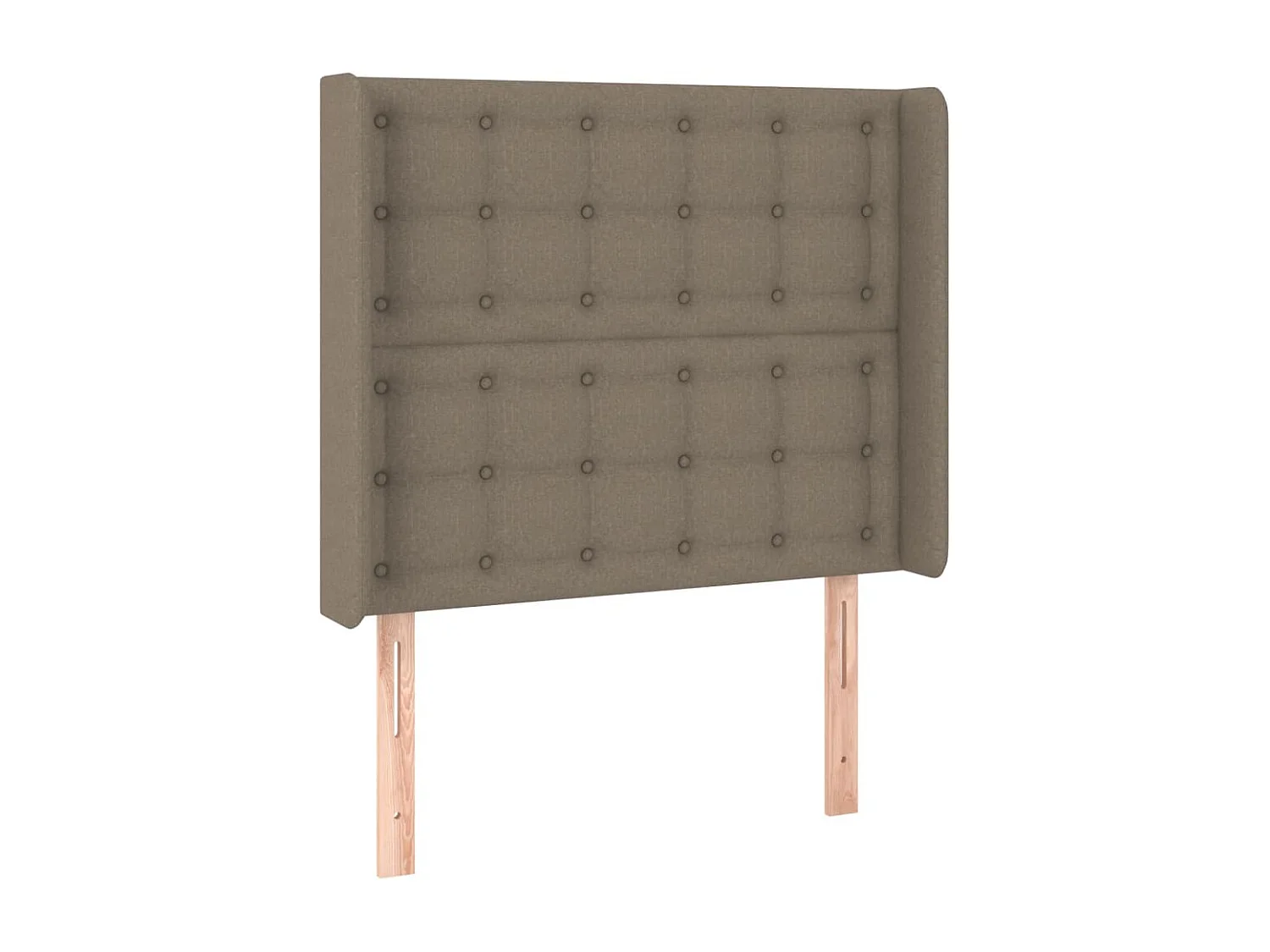 Hoofdbord | Hoofdeinde LED 93x16x118/128 cm stof taupe
