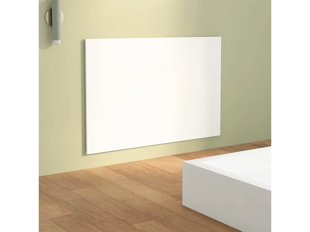 Hoofdbord | Hoofdeinde 120x1,5x80 cm bewerkt hout wit