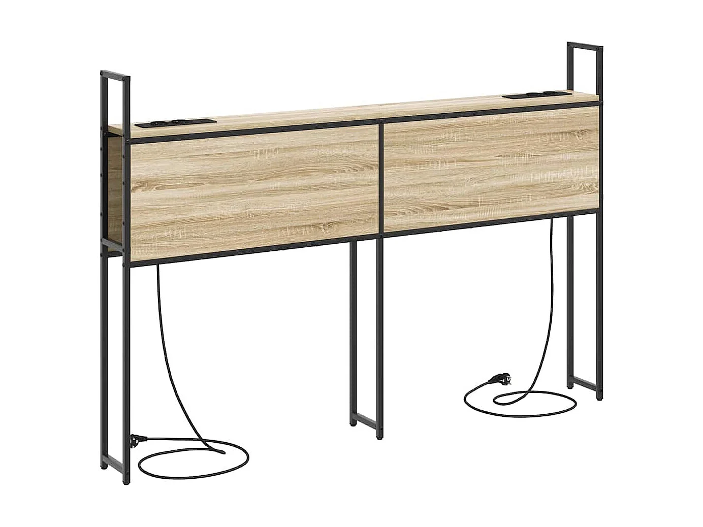 Tête de Lit de rangement | Panneau de tête pour lit Chêne sonoma 135 cm Bois d'ingénierie