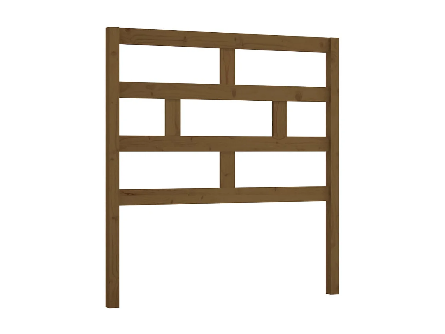 Hoofdbord | Hoofdeinde 81x4x100 cm massief grenenhout honingbruin