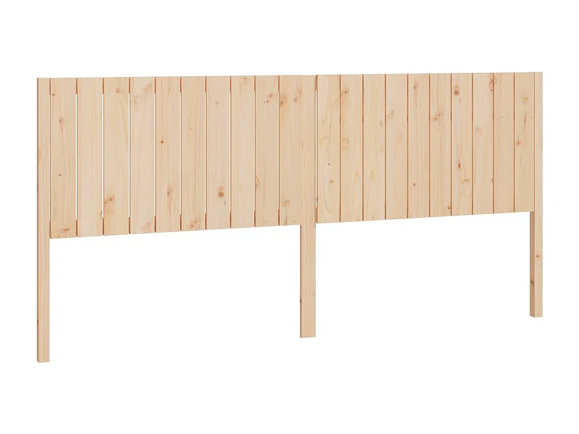 Cabecero de Cama | Cabezal de cama | Mueble de cabecero madera maciza de pino 205,5x4x100 cm