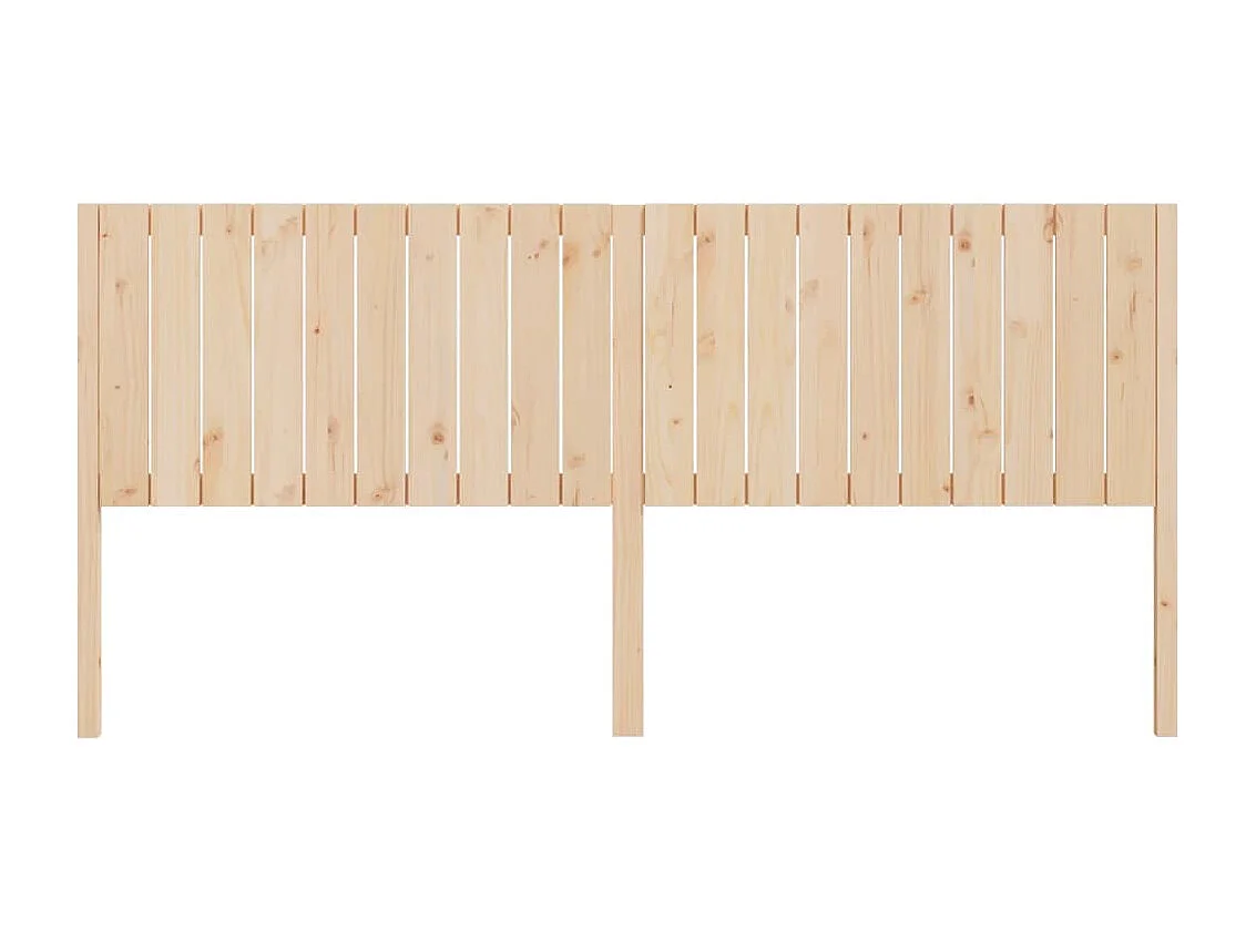 Cabecero de Cama | Cabezal de cama | Mueble de cabecero madera maciza de pino 205,5x4x100 cm